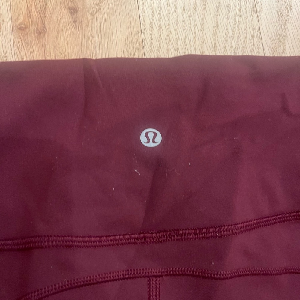 Lululemon Athletica Burgundy Ankle Pants